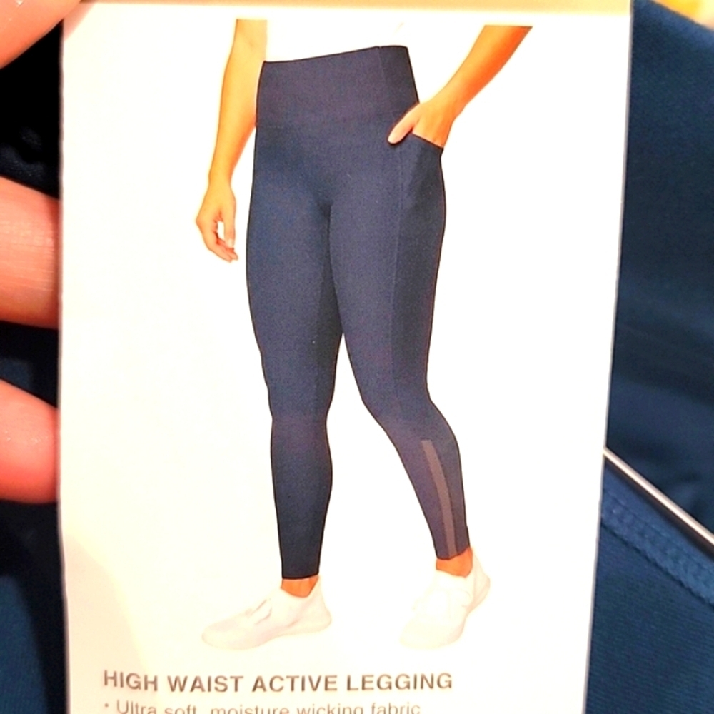 Mondetta High Waist Active Leggings Size 2X Teal